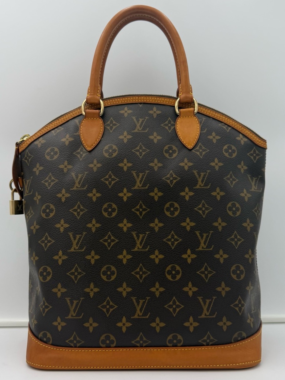 LOUIS VUITTON 1854 PARIS LOCKIT Vertical Bag w/ All Accessories • Made in FRANCE - Picture 4 of 16